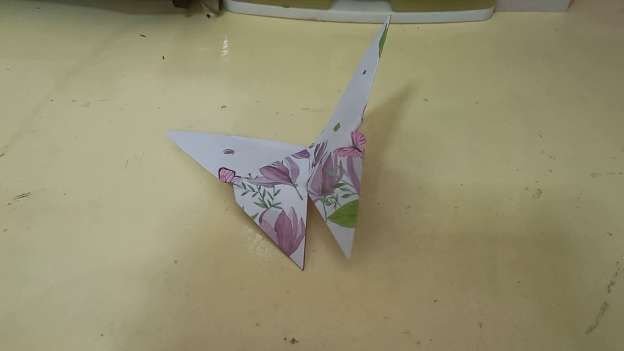 butterfly origami ASMR