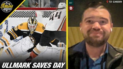 Linus Ullmark Saves Day for Bruins vs Ducks | Postgame Report