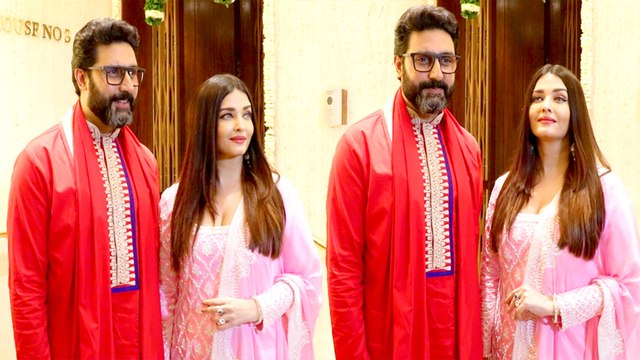 अभिषेक बच्चन और ऐश्वर्या राय बच्चन ने मनीष मल्होत्रा के दिवाली पार्टी ने अपनी मौजूदगी दर्ज करवाई