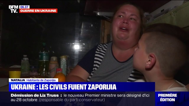 Nous laissons toute notre vie derrière nous : en Ukraine, les civils fuient Zaporijia