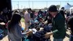 Migrantes en condición de calle reciben apoyo en la frontera norte de México
