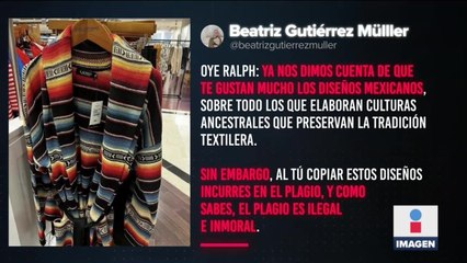 Acusan a marca Ralph Lauren de plagiar diseño del sarape de Contla y Saltillo