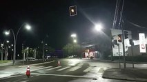 Atenção condutor! semáforos da Praça da Bíblia apresentam problemas na madrugada