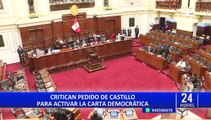 Congresistas niegan quebrantamiento al orden constitucional tras mensaje de Castillo