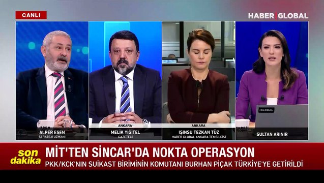 MİT'ten Sincar'da nokta operasyon: PKK/KCK'nın suikast biriminin komutanı Burhan Piçak Türkiye'ye getirildi