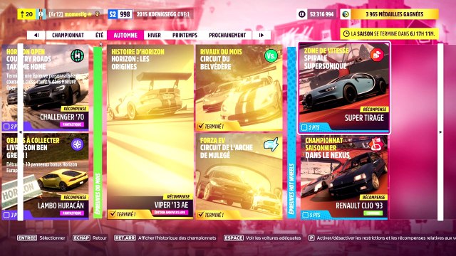 Forza Horizon 5 zone de vitesse spirale supersonique