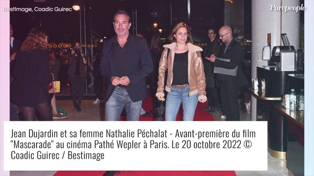 Jean Dujardin et Nathalie Péchalat : Apparition discrète mais remarquée des amoureux pour Mascarade