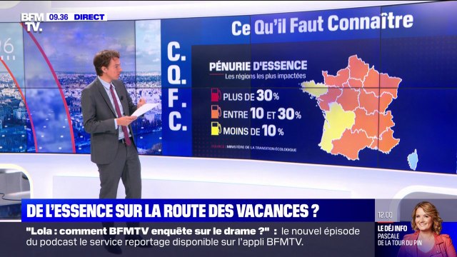 Pénurie de carburants: un retour à la normale pour les vacances de la Toussaint ?