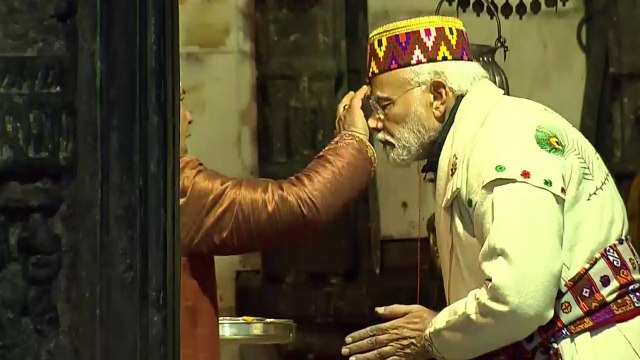 ఉత్తరాఖండ్ లో ప్రధాని మోడీ పర్యటన.. * National PM modi uttarakhand tour visit at kedarnath temple
