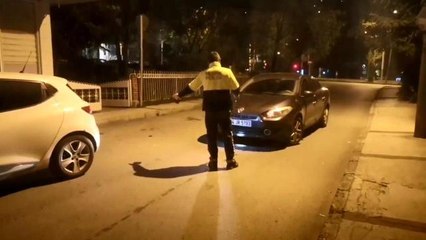 Son dakika haberi: Uygulama noktasında polisi gören sürücü böyle kaçtı