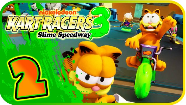 Nickelodeon Kart Racers 3: Slime Speedway Part 2 (PS4, PS5) Garfield - XJ-9 Hero Cup