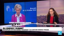 EU agrees 'roadmap' to contain energy prices