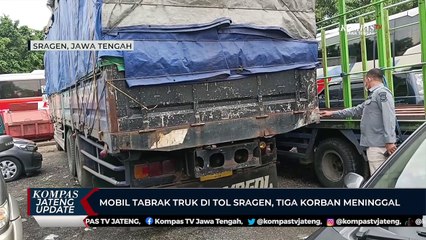 Mobil Tabrak Truk di Tol Sragen, Tiga Korban Meninggal Dunia