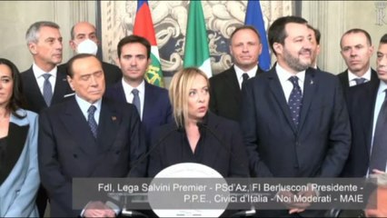 Download Video: Governo, Meloni: tutto il centrodestra ha fatto il mio nome