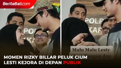 Momen Rizky Billar Peluk Cium Lesti Kejora di Depan Publik, Netizen Salfok Tatapannya Penuh Rencana