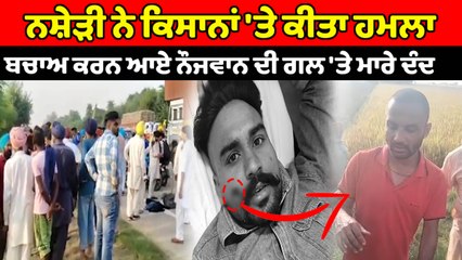 ਨਸ਼ੇੜੀ ਨੇ ਕਿਸਾਨਾਂ ਨਾਲ ਕੀਤੀ ਕੁੱਟਮਾਰ ਇੱਕ ਨੂੰ ਮਾਰੀ ਕਿਰਚ | OneIndia Punjab