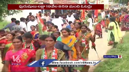 Munugodu By Elections _Congress Party Focused on Women Voters In Munugodu  |  Palvai Sravathi | V6News (2)
