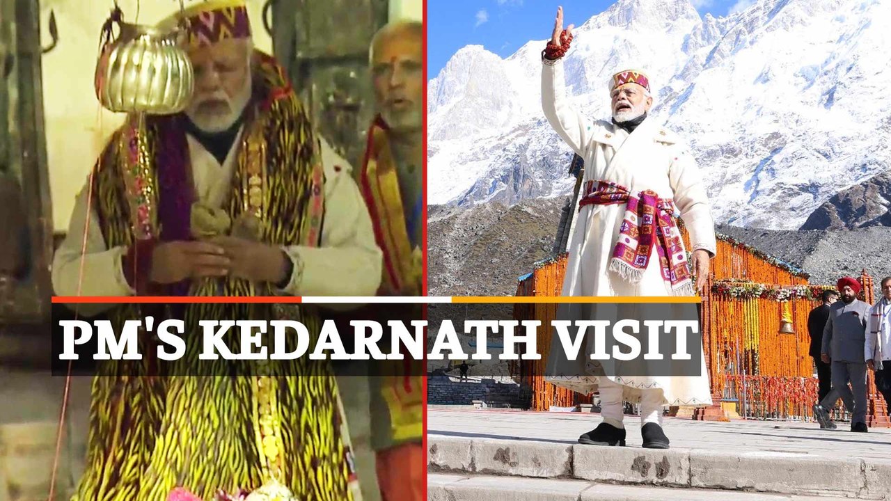 PM In Traditional Attire During Kedarnath Visit