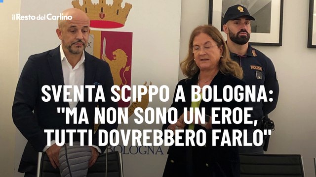 Sventa scippo a Bologna: Ma non sono un eroe, tutti dovrebbero farlo