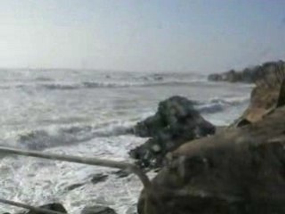 tempête brétignolles sur mer  mars 2008