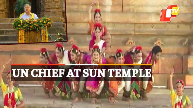 UN Secretary General Antonio Guterres Attends Cultural Program At Modhera Sun Temple