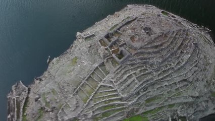 La sequía deja al descubierto un castro prerromano en Lugo