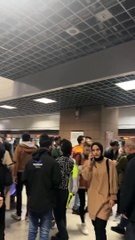 Marmaray'da bir kişi intihar etti