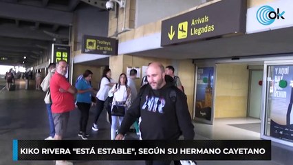 Kiko Rivera está estable, según su hermano Cayetano