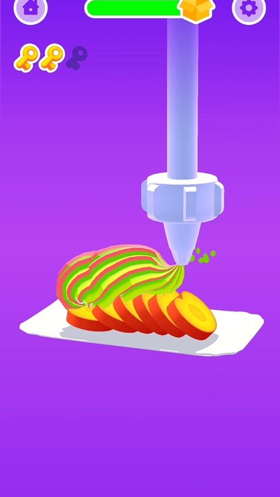 Perfect Cream Game | Icing cream cake video games | Rik Gaming