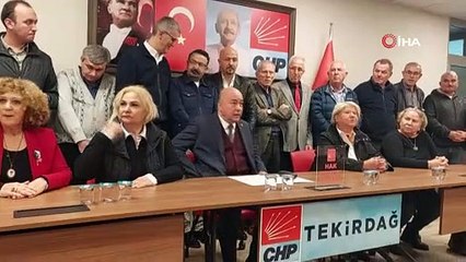 CHP Tekirdağ Teşkilatı karıştı