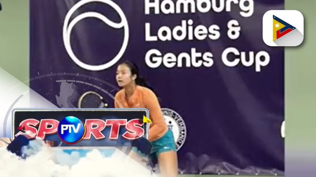 Tennis: Eala, laglag na sa W60 Hamburg
