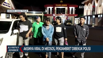Penjambret HP Dibekuk Polisi Usai Aksinya Viral Di Media Sosial