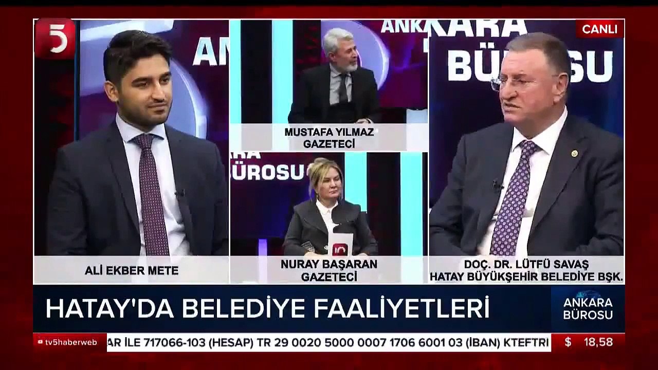 CHP'li Hatay Belediye Başkanı Savaş, AKP'nin kendisine yaptığı teklifi canlı yayında açıkladı