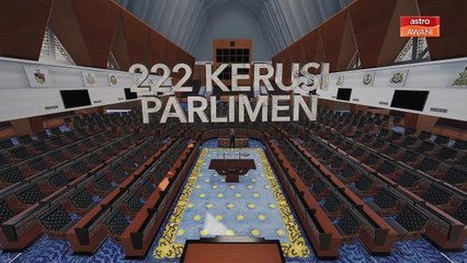 [INFOGRAFIK] Pecahan 222 kerusi Parlimen dalam PRU-15