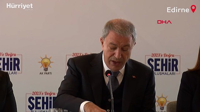 Bakan Akar'dan 'kimyasal silah' iddiasına tepki: TSK'nın envanterinde böyle bir silah yok