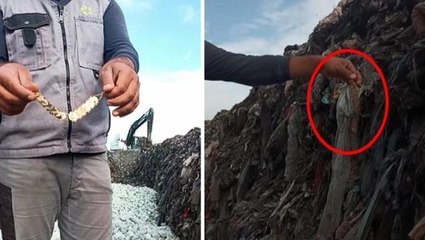 Çöpten 40 bin liralık altın bulduğuna sevinemedi: Bulduğum yere bak, yüreğim cız etti