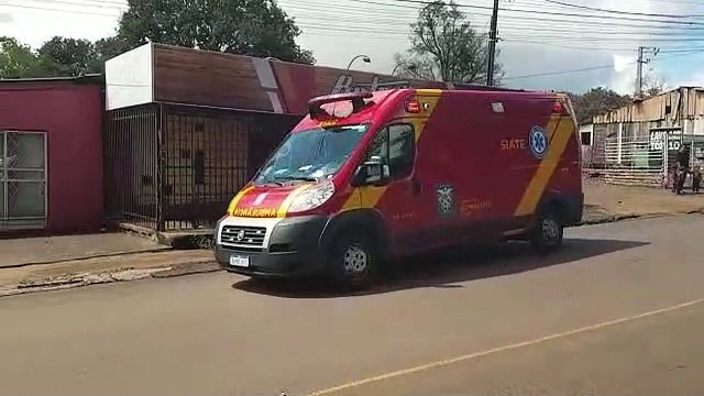 Homem sofre escoriações após colisão de trânsito no Bairro São Cristóvão