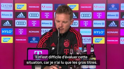 Bayern - Nagelsmann sur l'affaire Cristiano Ronaldo : "Heureux de ne pas avoir à régler ce problème"
