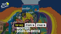 Etape 18 / Stage 18 -  Moûtiers - Bourg-En-Bresse - #TDF23