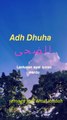 Lantunan surah Adh dhuha