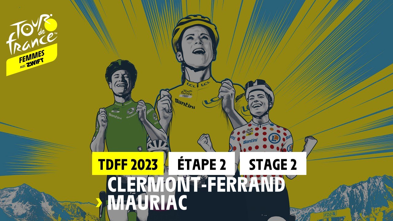 Etape 2 / Stage 2 -  Clermont-Ferrand - Mauriac - #TDFFAZ23