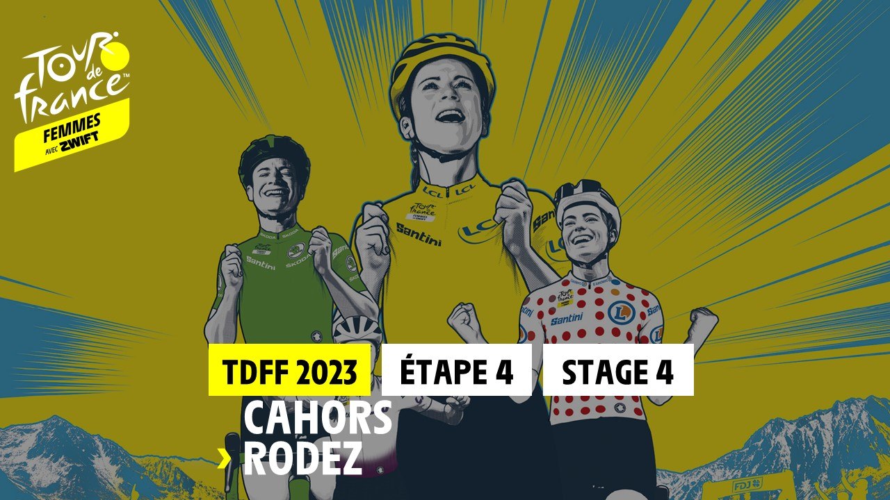 Etape 4 / Stage 4 -  Cahors - Rodez - #TDFFAZ23