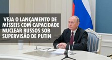 Veja o lançamento de mísseis com capacidade nuclear russos sob supervisão de Putin