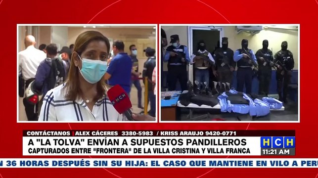 A “La Tolva” envían supuestos antisociales capturados en col. Villa Cristina en Comayagüela