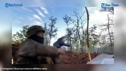 Santainya Pasukan Ukraina Baku Tembak vs Rusia sambil Seruput Kopi