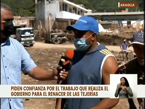 Labores del Gobierno Nacional para el renacer de Las Tejerías es apoyada por los ciudadanos