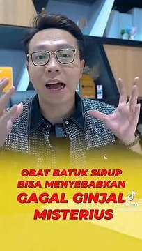 viral Obat Batuk Sirup Penyebab Gagal Ginjal