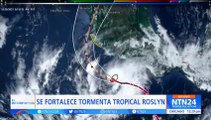 Tormenta tropical Roslyn toma fuerza y amenaza con convertirse en huracán en México