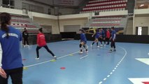 Kastamonu spor haberi | KASTAMONU - Kastamonu Belediyespor, EHF Şampiyonlar Ligi'ndeki Team Esbjerg maçı hazırlıklarına başladı