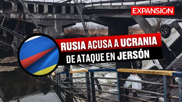 RUSIA DENUNCIA a UCRANIA de MATAR a EVACUADOS y BOMBARDEAR un PUENTE en JERSÓN | ÚLTIMAS NOTICIAS
